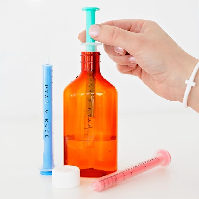Ryan & Rose Cutie Dose - Baby Medicine Dispenser Syringe For Children Medicine Syringes For Children Medication Dispenser Baby Medicine Syringe Baby Medicine Dropper Baby Syringe 3 Pack