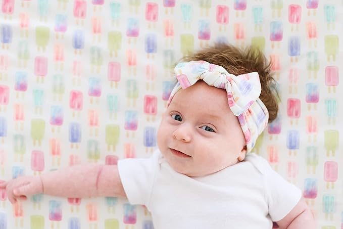Copper Pearl Baby Bows: Stylish Headbands for Baby Girls, Premium Soft and Stretchy Baby Headbands
