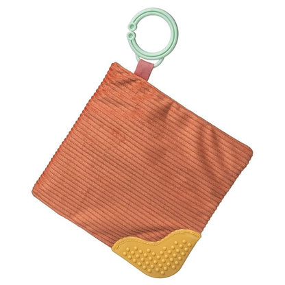 Sweet Soothie Crinkle Teether Toy with Baby Paper and Squeaker, 6 x 6-Inches