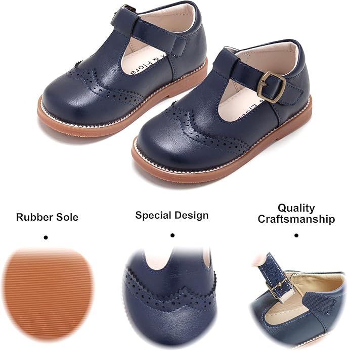 Felix & Flora Toddler Little Girl Mary Jane Dress Shoes