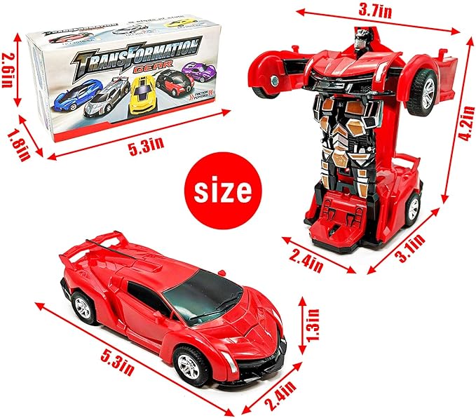 3-6 Year Old Boys Toddler Toy Car, Transforming Toys Cars 3 Year 3 Year