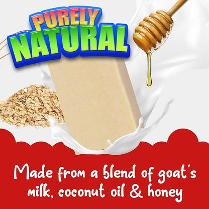 Cactus Honey & Oats Goats Milk Kids Soap, 4oz Wash