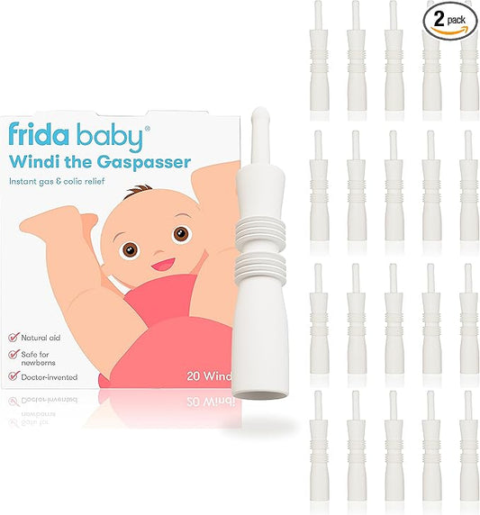 Frida Baby Windi Gas Passer | Baby Gas Relief and Colic Baby Relief, Baby Constipation Relief 10 Count 2)