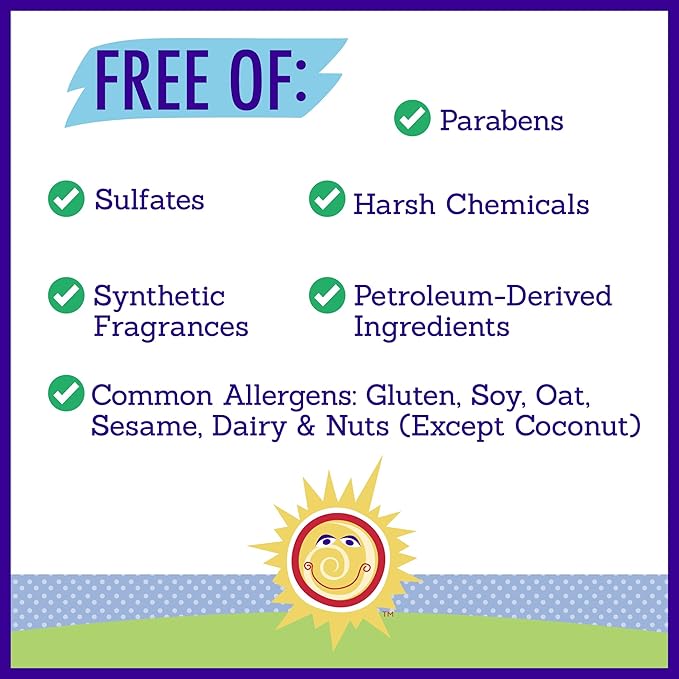 California Kids Super Sensitive Unscented Shampoo and Bodywash | 100% Plant-Based 562 mL 19 oz.