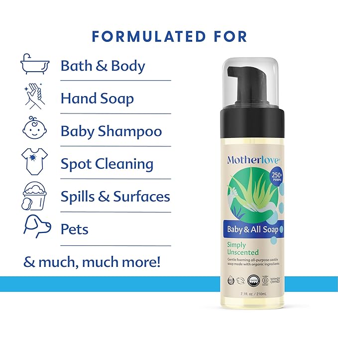 Motherlove Baby & All Soap (2 pack, 7.1 oz) Gentle
