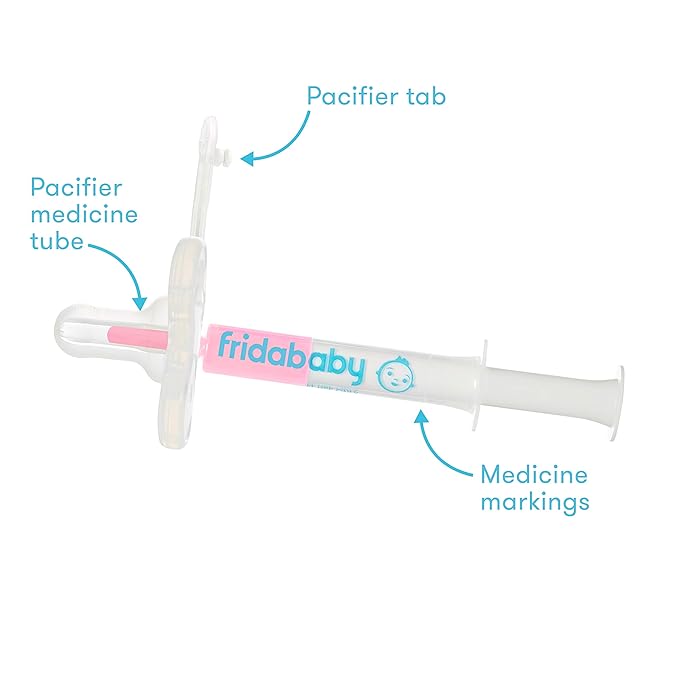 Frida Baby MediFrida The Accu-Dose Pacifier Baby Medicine Dispenser +