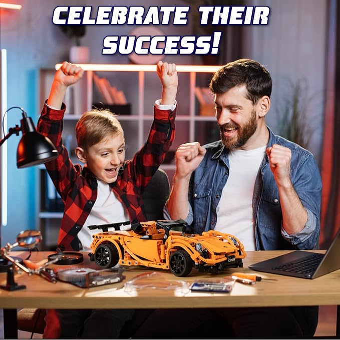 WISEPLAY STEM Kits for Kids Age 8-10 - 421 pcs RC Car Kits to Build - Stem Projects for Kids Ages 8-12 - STEM Building Toys for Boys Age 8-12 - Engineering Toys for Kids 8-10 - Build Your Own RC Car