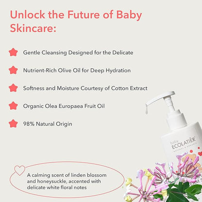 Ecolatier Baby Soap, 98% Natural Ingredients 8.5 fl