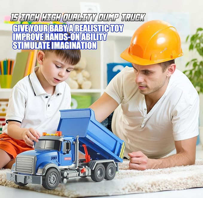 Dump Truck Toy construction toys Push & Go Car toys 3-5 Christmas
