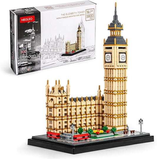 NeoLeo Real Big Ben Micro Building Blocks Set (3900+PCS) - World Famous Architectural Model Toys Gifts for Kid and Adult
