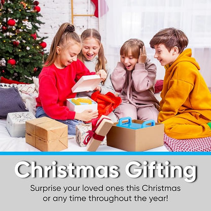 Superio Snow Brick Maker Igloo Fort Crenellated Block Form Outdoor Winter Snow Toys Sand Castle Building Kit for Adults and Kids Sandbox, Beach, Sand Toys (Red, 6)