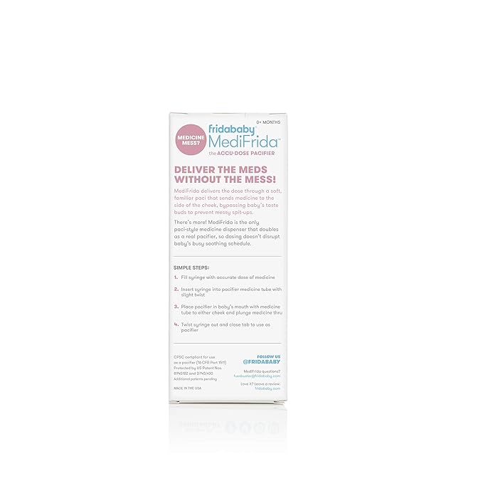 Frida Baby MediFrida The Accu-Dose Pacifier Baby Medicine Dispenser +