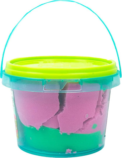 Watermelon SLIMYGLOOP Slimy Sand 1.5 lb. Bucket – Pink & Neon Green Scented Bucket for Kids Ages 3+