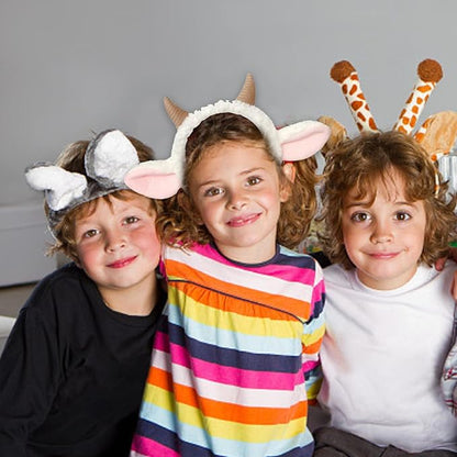 Sheep Ears Headband Adult - 1Pcs Plush Lamb Ears Costume