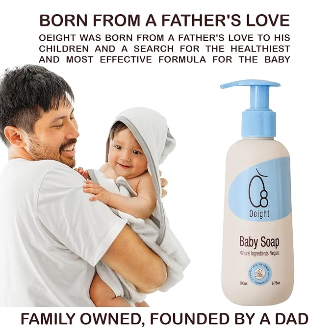 Oeight Baby Natural Soap | Bath Soap for Newborn Baby 200ml, Baby