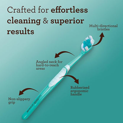 GuruNanda Butter on Gums Toothbrush with Extra Soft Bristles for Sensitive Gums, Soft Toothbrush for Kids & Adults, 2 ct (Pack of 2)