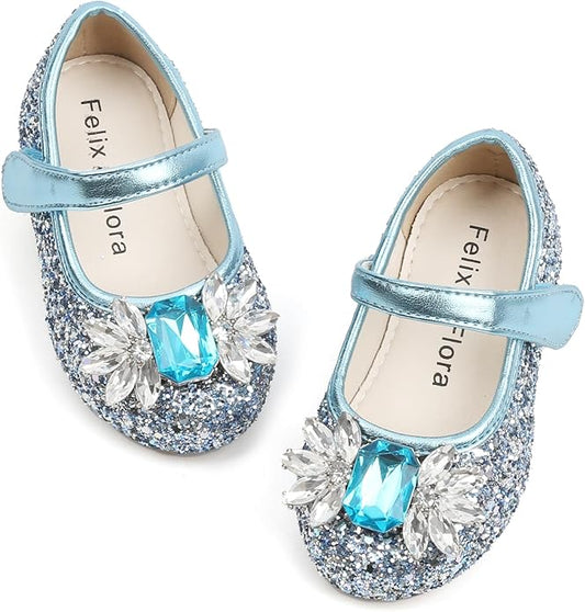 Felix & Flora Girls Toddler Little Ballet Shoes - Flower