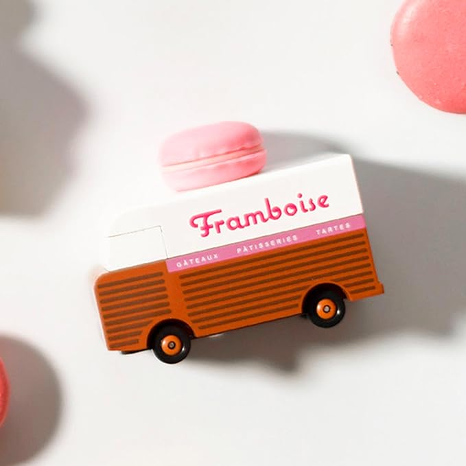 Candylab Toys CANDYCAR® Wooden Food Truck Collection - Framboise Macaron