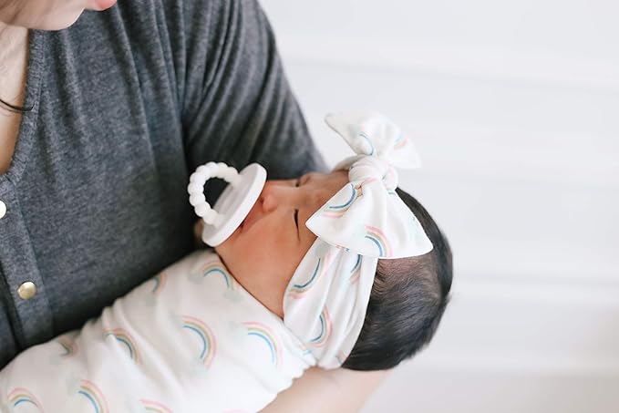 Copper Pearl Baby Bows: Stylish Headbands for Baby Girls, Premium Soft and Stretchy Baby Headbands