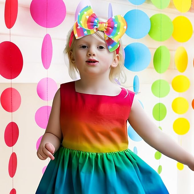 Toddler Hair Bows Gay Pride Hair Accessories, 2 Pcs 6