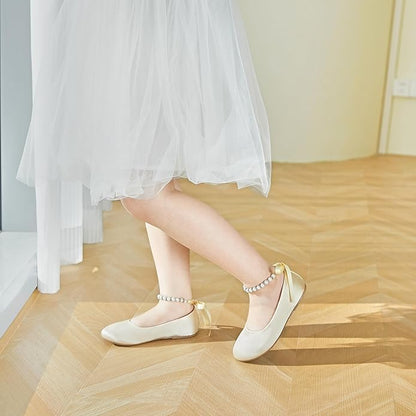 Felix & Flora Girls Toddler Little Ballet Shoes - Flower