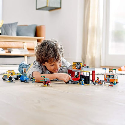 LEGO City Toy Car Garage 60258, Cool Building Set for Kids (897 Pieces)