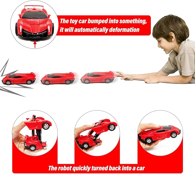 3-6 Year Old Boys Toddler Toy Car, Transforming Toys Cars 3 Year 3 Year