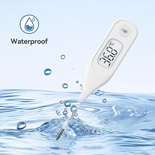 Berrcom Digital Thermometer for Adults and Kids, Medical Thermometer 10 Second