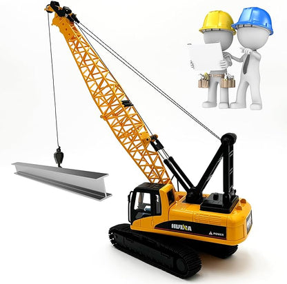 Gemini&Genius Crane Toys for Kids, Construction Vehicles Crane 1:35 Scale-15