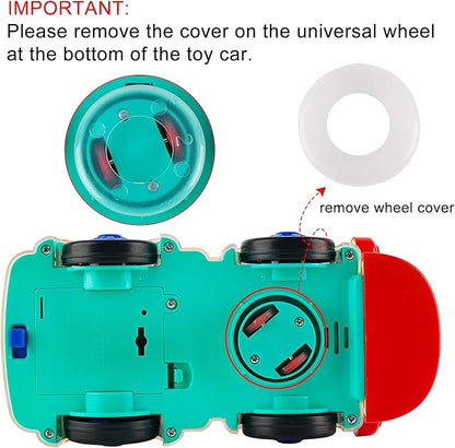 Berry President Transparent Electric Gear Train Toy with Flashing Lights