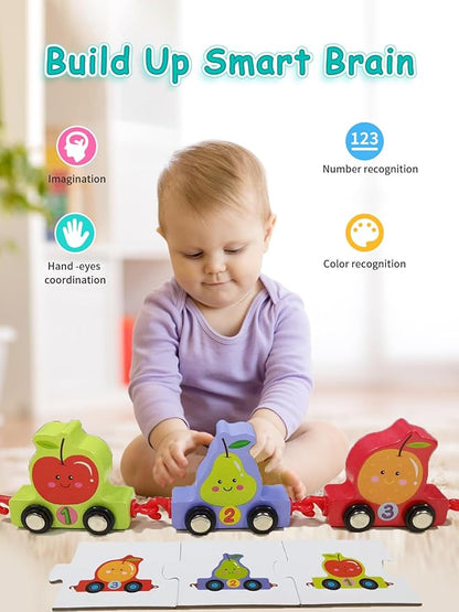 Toddler Toys for 2 4 3 Year Old Boys and 2-5 Montessori 2 Year 11 PCS