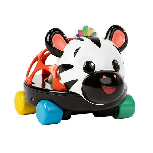 Baby Einstein Curious Car Zen Oball Toy Car & Rattle, Light Up 3 Months+,