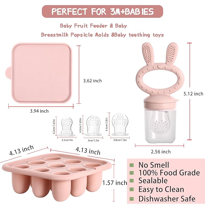 Baby Food Freezer Tray Storage Containers"
