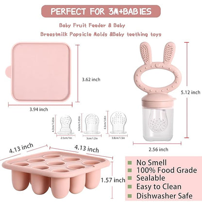 Baby Food Freezer Tray Storage Containers"