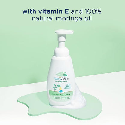 Baby Dove Ultra Gentle Foaming Wash Caring By Nature Cleanse 100% Natural 13.5 fl