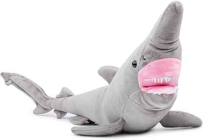 ZHONGXIN MADE Simulation Goblin Shark Plush Toy - 26.5" Long Lifelike Grey Goblin Shark Stuffed Toys, Super Soft Realistic Ocean Sea Creatures Sharks Plush Toy Gift Collection for Kids