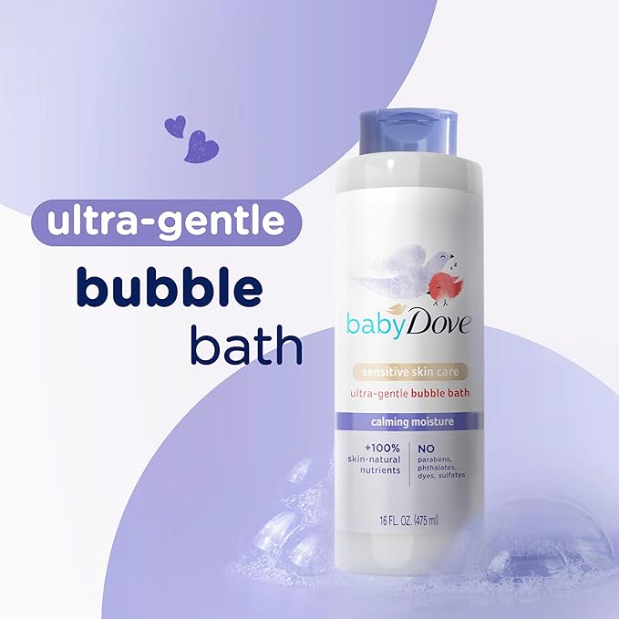 Baby Dove Bubble Bath Calming Moisture for nourished Skin and 16 oz