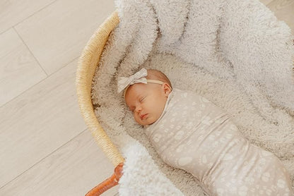 Copper Pearl Baby Bows: Stylish Headbands for Baby Girls, Premium Soft and Stretchy Baby Headbands