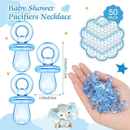 Thyle 51 Pcs Pacifier Hunt Baby Shower Games Include Baby 50 Acrylic
