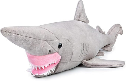 ZHONGXIN MADE Simulation Goblin Shark Plush Toy - 26.5" Long Lifelike Grey Goblin Shark Stuffed Toys, Super Soft Realistic Ocean Sea Creatures Sharks Plush Toy Gift Collection for Kids