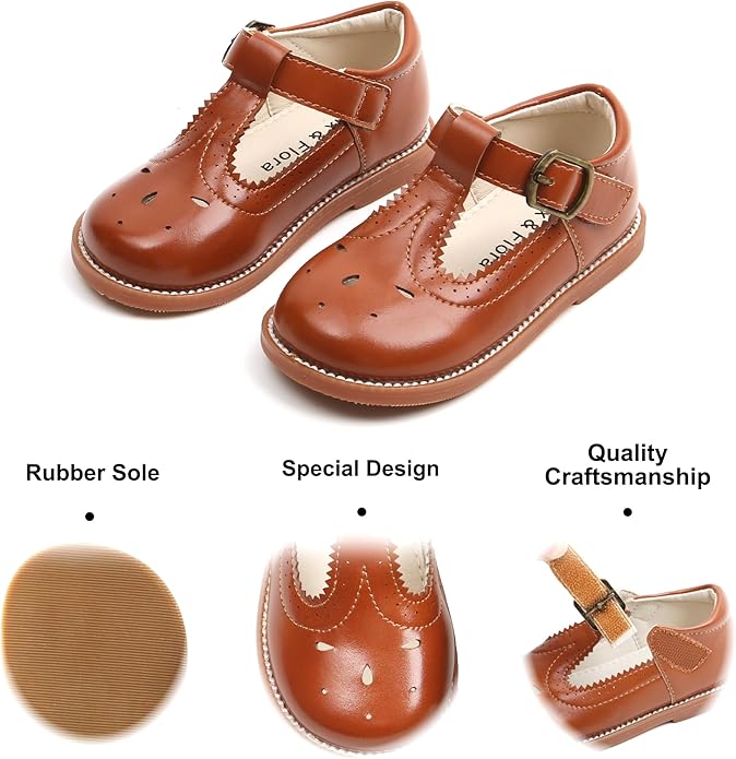 Felix & Flora Toddler Little Girl Mary Jane Dress Shoes
