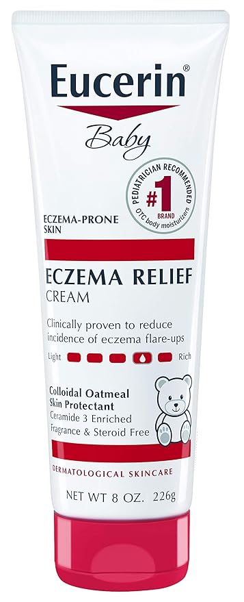 Eucerin Baby Skin Care Set for Eczema-Prone Skin with Colloidal Oatmeal (Skin Protectant), Fragrance Free 13.5 Fl 8 Oz