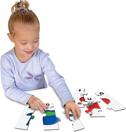 The Learning Journey: Match It! - 3 Letter Words -Spelling Puzzles for Kids Ages 3-5, Learn to Read With Preschool Learning Materials and Learning Games - Award Winning Educational Toys
