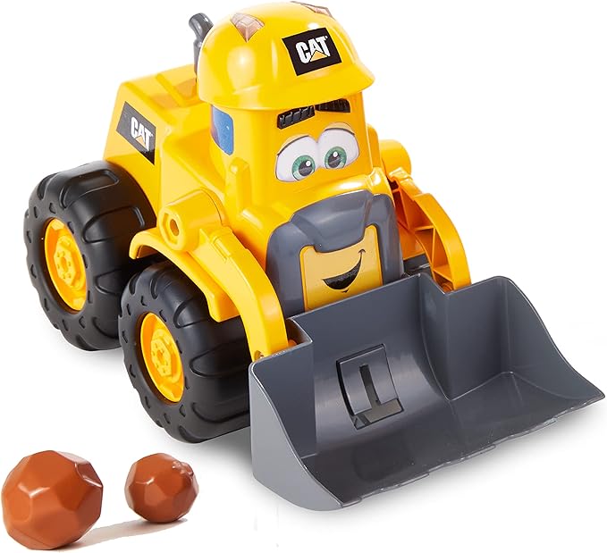 CAT Construction Toys, Front Loader Toy - Interactive Forward & Back Motion 2+