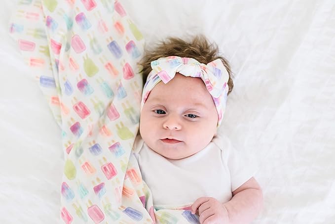Copper Pearl Baby Bows: Stylish Headbands for Baby Girls, Premium Soft and Stretchy Baby Headbands