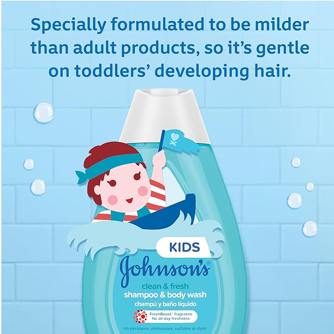 Johnson'S Baby Baby Shampoo And Body Wash, 13.6 Fl Oz 1]