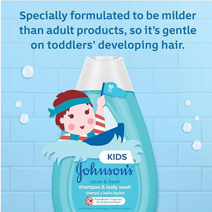 Johnson'S Baby Baby Shampoo And Body Wash, 13.6 Fl Oz 1]