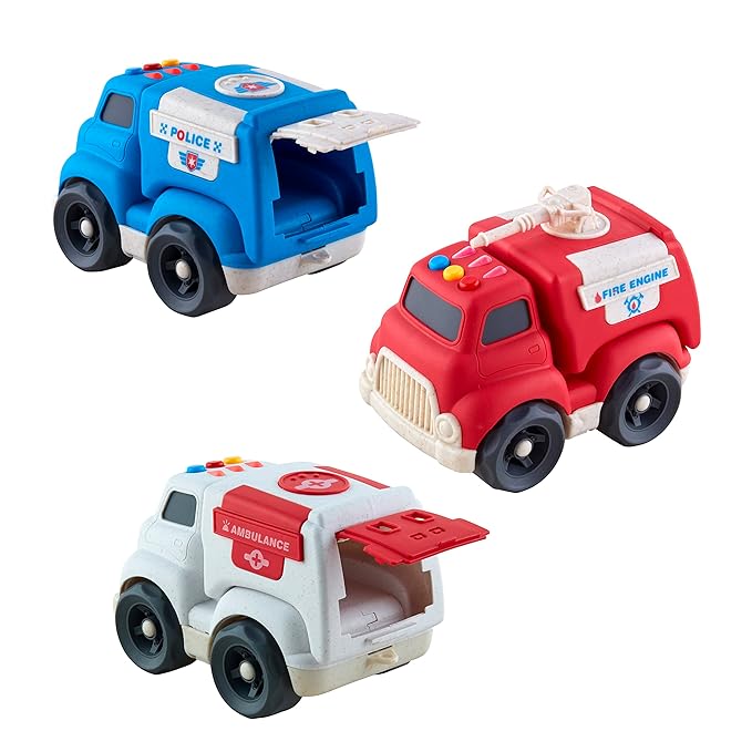 Mud Pie Children's Emergency Toy Vehicle, Fire Truck