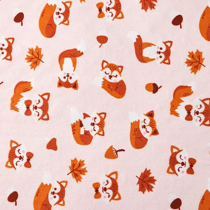 DaysU Silky Micro Soft Plush Baby Blankets Unisex with Print Animal Pattern and Soothing Raised Dots, Double Layer Bed Throws for Toddler Cot 50x60 Inches