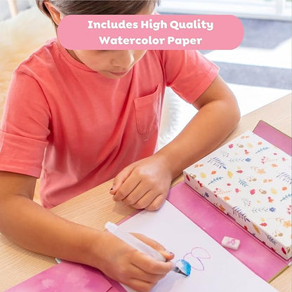 Tiger Tribe: How to Paint: Watercolor - Step-by-Step Guide Learning Techniques, 12 Watercolors & Brush, All-in-1 Activity Set, Kids & Tweens Ages 9+